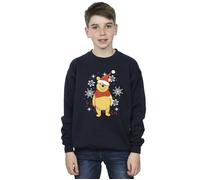 Winnie The Pooh Winter Wishes Sweatshirt Disney Navy 3-4 Years