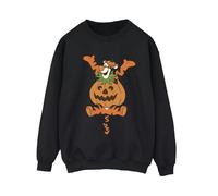 Winnie the Pooh Womens/Ladies Tigger Pumpkin Sweatshirt - Black - Black - M