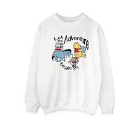 Winnie The Pooh Women's Let The Adventure Begin Sweatshirt in White | Size: Medium Winnie the pooh White M