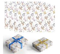 Winnie Wrapping Paper for Baby Shower, the Pooh Birthday Decoration, Winnie Gift Wrapping Paper,Winnie Baby Shower Decorations- 5 Pack (29.5 x 19.7in), Classic Bear Gift Wrap for Birthdays, White