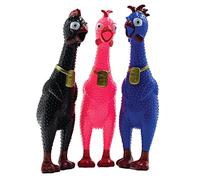 #winning Animolds Squeeze Me! Chicken Single Random Colour Screaming Rubber Toy