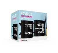 #Winning Another 8 Hours Pretending to Work Heat Reveal Novelty Coffee Cup Mug
