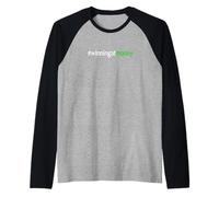 Winning at Money Raglan Baseball Tee
