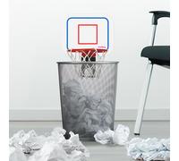 B&Q Bin Game Winning Basketball Net - Fun Tidying Challenge with Sound Effects - Multicolor