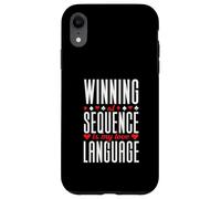 Winning Is My Love Language Competitive Board Game Player Case for iPhone XR