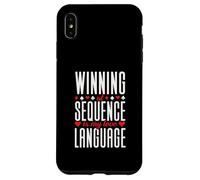 Winning Is My Love Language Competitive Board Game Player Case for iPhone XS Max
