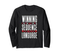 Winning Is My Love Language Competitive Board Game Player Long Sleeve T-Shirt