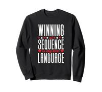 Winning Is My Love Language Competitive Board Game Player Sweatshirt