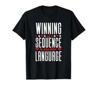 Winning Is My Love Language Competitive Board Game Player T-Shirt
