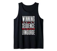 Winning Is My Love Language Competitive Board Game Player Tank Top
