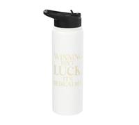 Winning isnt Luck its Dedication Sport Team Stainless Steel Insulated Water Bottle