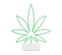 #Winning Leaf Light - Battery Powered Neon Effect LED Novelty Desk Lamp