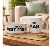 #winning Man's Best Friend Mug & Bowl Set