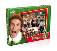 Winning Moves Buddy the Elf 1000 Piece Jigsaw Puzzle Game, Piece together a montage of scenes from the Elf movie including Miles Finch, Jovie and Santa, Great gift for ages 8 plus