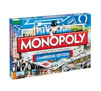 Winning Moves Cambridge Monopoly Board Game, Advance to University of Cambridge, Fitzwilliam Museum or King's College Chapel and trade your way to success, makes a great gift for ages 8 plus