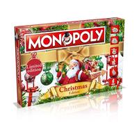 Winning Moves Christmas Monopoly Board Game, Play as Rudolph, Snowman or Santa a