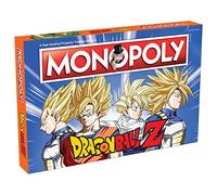 Winning Moves Dragon Ball Z Monopoly Board Game, Advance to Goku, Vegeta and Gohan and trade your way to success, great gift for ages 8 plus