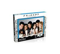 Winning Moves Friends Milkshake 1000 Piece Jigsaw Puzzle Game, Piece together characters from the popular TV Series including Joey, Ross, Rachel, Chandler, Phoebe and Monica, gift for ages 10 plus