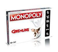 Winning Moves Gremlins Monopoly Board Game, Play with Chrysalis, Gizmo, Boombox and Popcorn, Tour Kingston Falls and invest in Christmas lights and displays, 2-6 player game for ages 8 plus