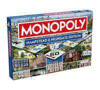 Winning Moves Hampstead & Highgate Monopoly Board Game Kids 2-6 Players Ages 8+
