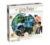 Winning Moves Harry Potter Magical Creatures 500 Piece Jigsaw Puzzle Game, piece together the forbidden forest including Acromantula and Pixies, gift for ages 10 plus