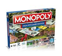 Winning Moves High Wycombe Monopoly Board Game, Advance to The Guildhall, Rye Park and Hughenden Manor National Trust, Invest in houses and hotels, 2-6 players makes a great gift for ages 8 plus