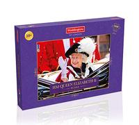 Winning Moves HM Queen Elizabeth Single Image 1000 Piece Jigsaw Puzzle Game, piece together HM Queen Elizabeth as she greets passersby, gift for ages 10 plus