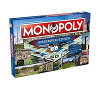 Winning Moves Huddersfield Monopoly Board Game, Advance to Stafflex, The Mount School, Huddersfield Lawn Tennis and Squash Club and trade your way to success, makes a great gift for ages 8 plus