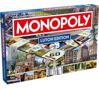 Winning Moves Luton Monopoly Board Game, Advance around the board and trade you