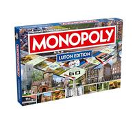 Winning Moves Luton Monopoly Board Game, Advance around the board and trade your way to success, gift for ages 8 plus