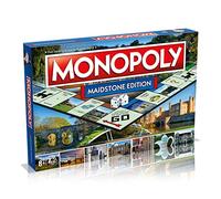 Winning Moves Maidstone Monopoly Board Game, Advance to Yalding Bridge, Teapot Island and the Hazlitt Theatre, 2-6 players makes a great gift for players aged 8 plus, Blue
