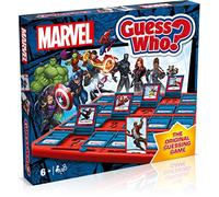 Winning Moves Marvel Guess Who? Board Game, The Avengers, Guardians of the Galaxy and Wakanda forces including Hulk, Iron Man, Black Panther, gift for ages 6 plus