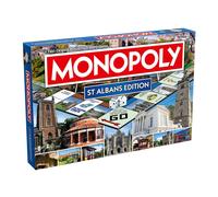 Winning Moves St Albans Monopoly Regional Board Game ideal for 2-6 players and makes a great gift for fans of the Kent coastline, aged 8 and up