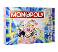 Winning Moves, Monopoly Game Based on Sailor Moon Anime Characters Usagi Rei Professor Tomoe Chibi Moon Gifts for Anime Fans Ages 8+