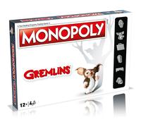 Winning Moves Gremlins Monopoly Board Game, Play with Chrysalis, Gizmo, Boombox and Popcorn, Tour Kingston Falls and invest in Christmas lights and displays, 2-6 player game for ages 8 plus