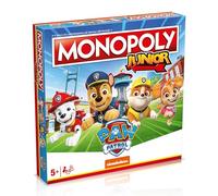 Winning Moves, Monopoly Junior Paw Patrol Board Game, Join Chase and Marshall and Build Your Way to Success, Great Gift for Girls and Boys Ages 5+