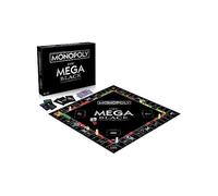 Winning Moves Monopoly - Mega Black Edition - Gesellschaftsspiel für Erwachsene und Kinder - 2-6 Spieler - Alter 8+