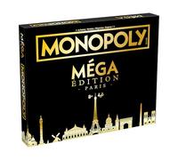 Winning Moves Monopoly Mega Paris Gold - Luxury Edition Board Game 8 Years + Iconic - Board Game for 2 to 6 Players