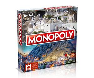 Winning Moves Monopoly Puglia & Basilicata Board Games, Adult Board Games, Board Games for 2, 2 to 6 People, Age 8+