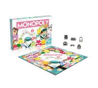 Winning-Moves Board Game Monopoly Squishmallows 1 Exclusive Plush Toy French Version