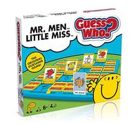 Winning Moves Mr Men and Little Miss Guess Who? Board Game, Play with Mr Grumpy, Mr Funny, Mrs Happy and Mr Sad to guess your opponents character, makes a great gift for ages 6 plus
