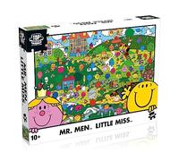 Winning Moves Mr Men Little Miss 1000 Piece Jigsaw Puzzle Game, Piece together Little Miss Inventor, Mr Daydream, Little Miss Princess, and Mr Fussy, great gift for ages 10 plus