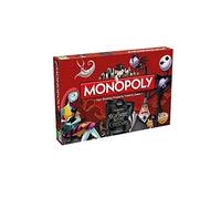 Winning Moves Nightmare Before Christmas Monopoly Board Game, Join the Pumpkin King and advance to the Guillotine Courtyard, great gift for ages 8 plus