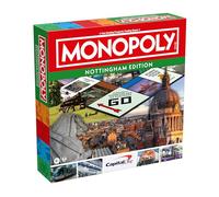 Winning Moves Nottingham Monopoly Board Game, Advance around the board and trade your way to success, gift for ages 8 plus
