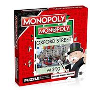 Winning Moves Oxford Street Iconic Monopoly Jigsaw Puzzle Game, Piece together this legendary green board space, inspired by the classic London edition of MONOPOLY, gift and toy for ages 10 plus