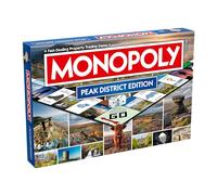 Winning Moves Peak District Regional Monopoly Board Game ideal for 2-6 players aged 8 and up.