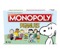 Winning Moves Peanuts Monopoly Board Game, Join Charlie Brown and advance to the Ice Cream Shop, Lucy's Football and Linus's Pumpkin Patch and trade your way to success, great gift for ages 8 plus