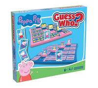 Winning Moves Peppa Pig Guess Who? Board Game including Peppa, Mummy Pig, George, Daddy Pig easy to set up, gift for ages 6 plus