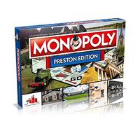Winning Moves Preston Monopoly Board Game, Advance to Harris Museum and Art Gallery, Royal Preston Hospital or Deepdale and trade your way to success, 2-6 players makes a great gift for ages 8 plus