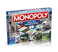 Winning Moves Rhifyn Eryri Snowdonia Monopoly Board Game, Advance around the board and trade your way to success, gift for ages 8 plus